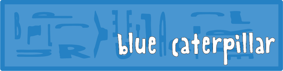 blue caterpillar
