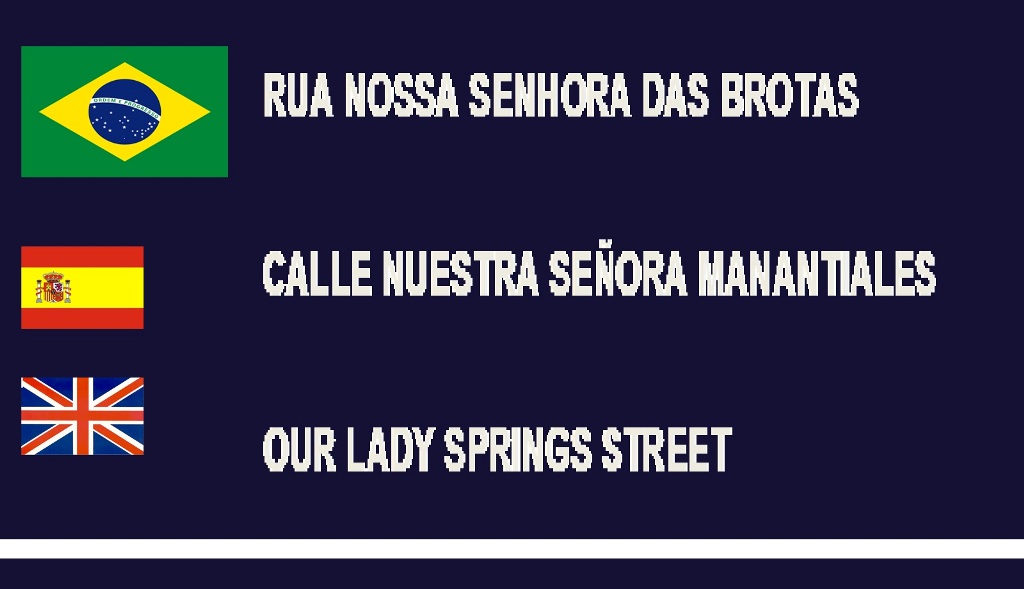 placas de rua