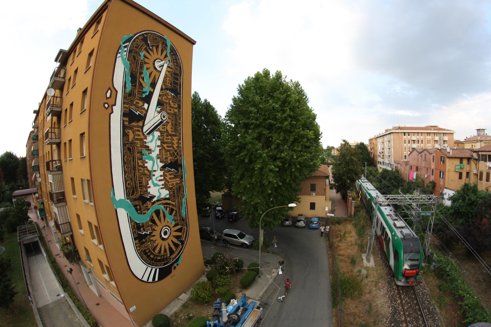 MCity New Mural In Bologna, Italy StreetArtNews StreetArtNews