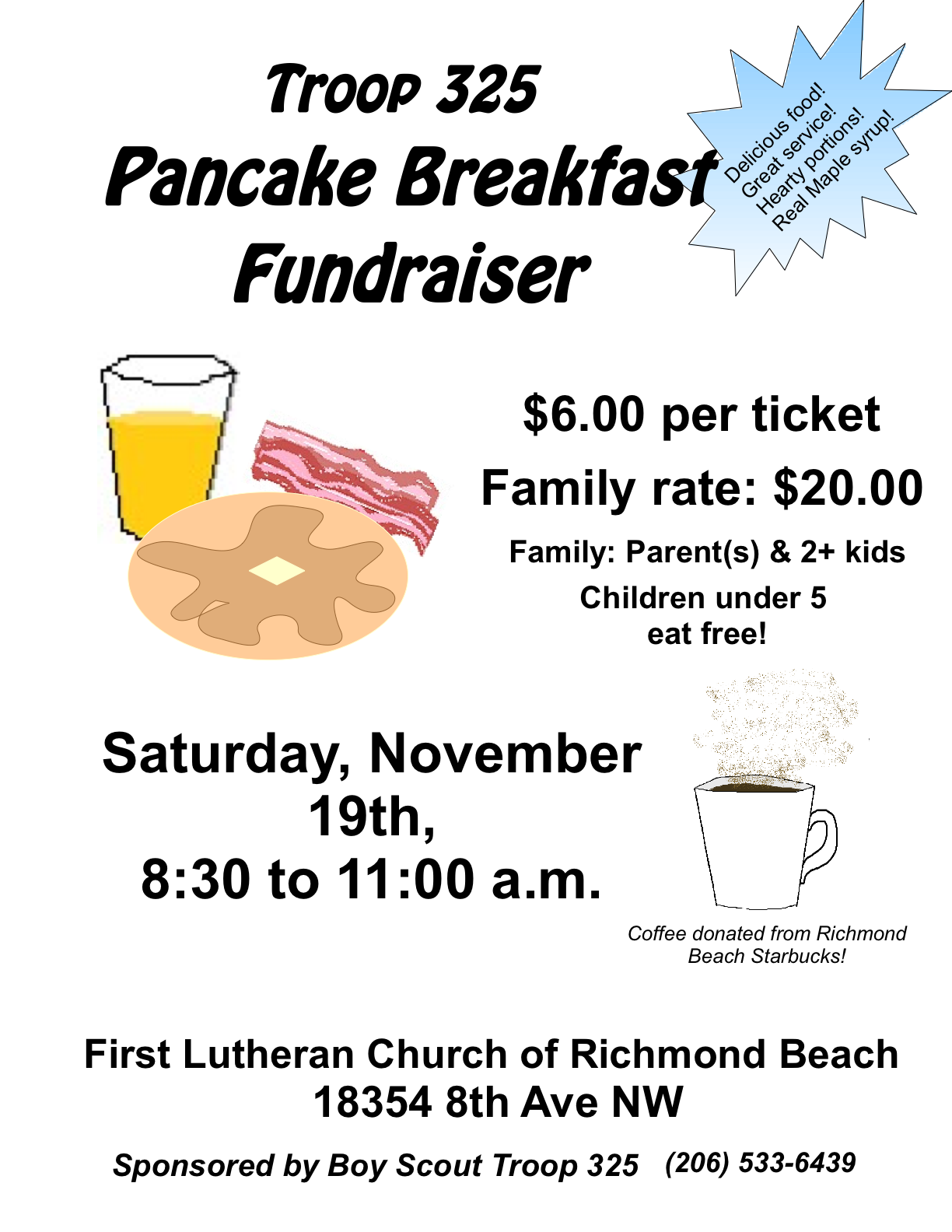 fundraiser flyer