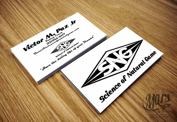 Black and white business cards printed by GotPrint