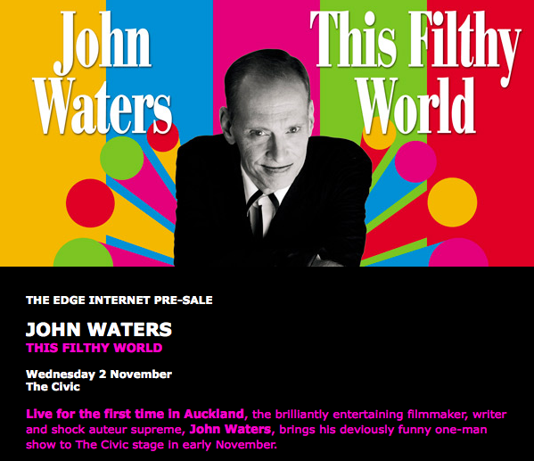 Harvey Benge John Waters Books and more