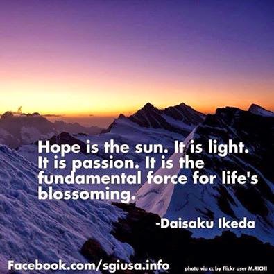 Nam Myoho Renge Kyo ~ Chant For Happiness: Great Quote on Aging by