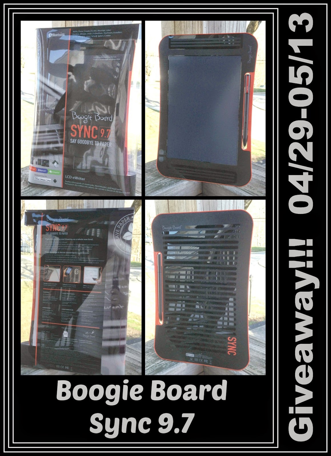 Boogie Board Sync 9.7 Giveaway Boogie Board Sync 9.7 Giveaway