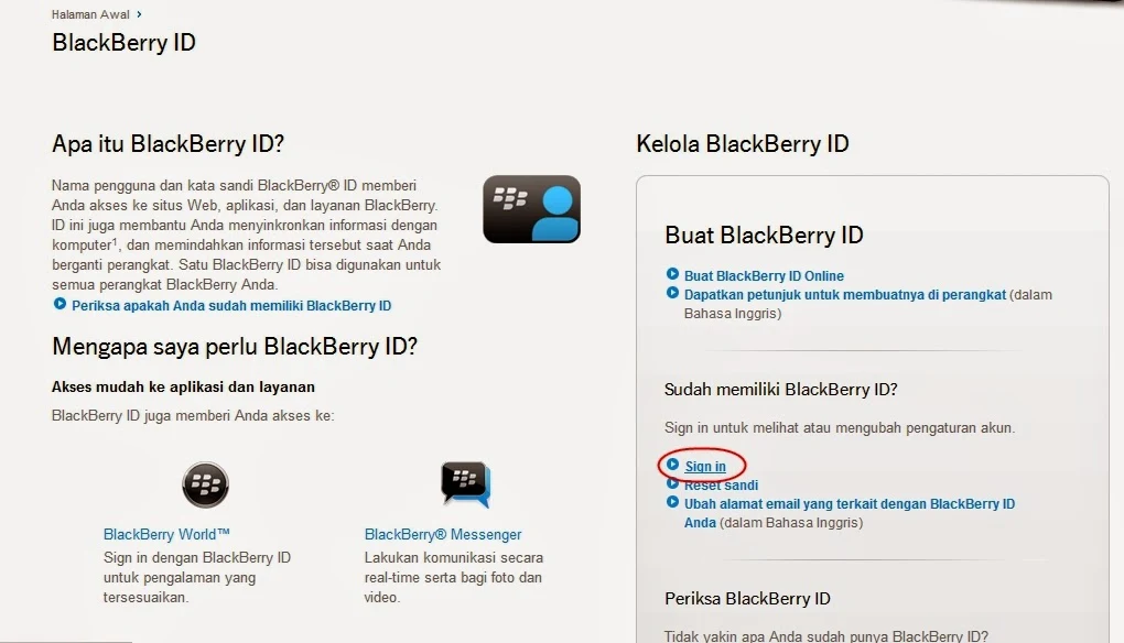 Cara Menghapus BlackBerry ID via PC atau Web