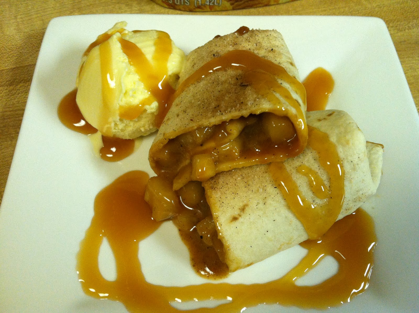 Spryte's Place Caramel Apple Enchiladas