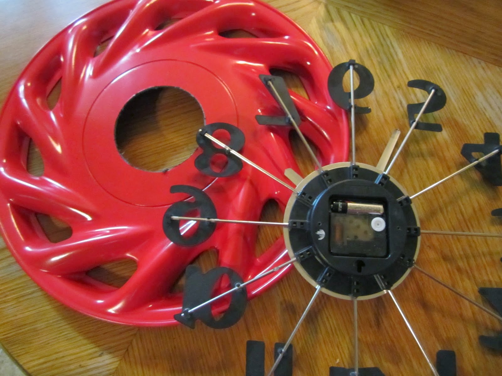 { Life's Simplicity } From Hubcap To Racer Clock