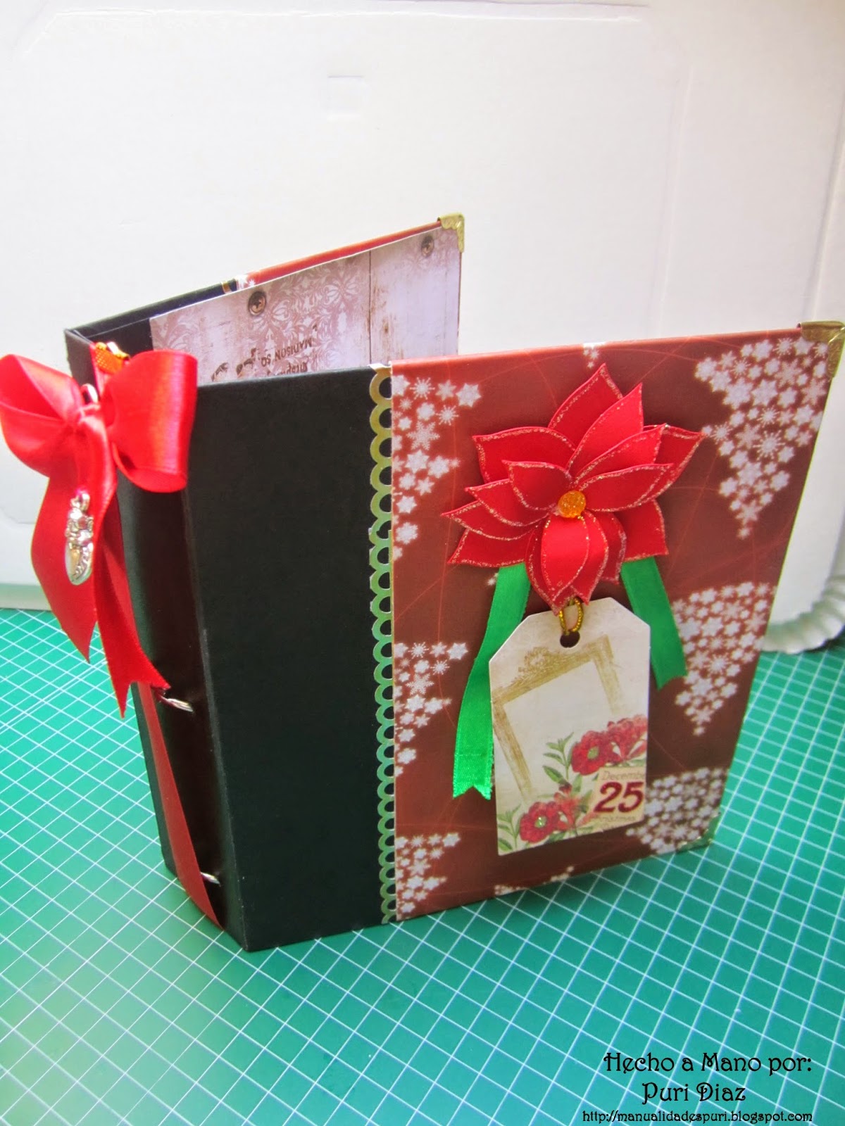 Mis Manualidades y Aficiones Album navidad scrapbooking