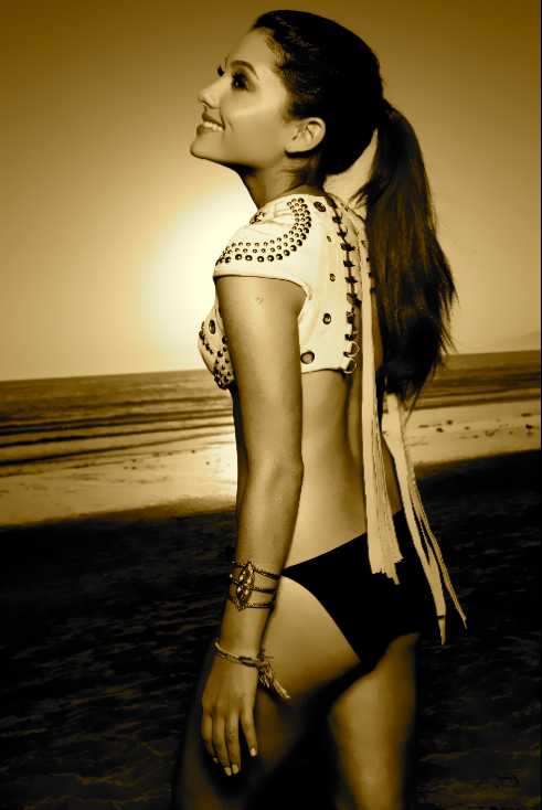 Ariana Grande Beach Photoshoot