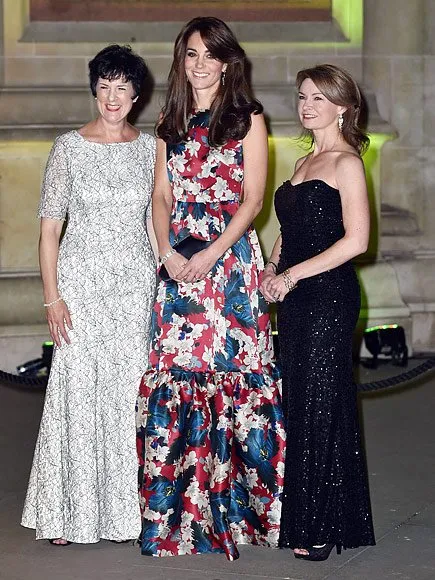 Catherine, Duchess of Cambridge attend the 100WHF 2015 (Women in Hedge Funds) Gala Dinner at the Victoria and Albert Museum for the benefit of The Art Room