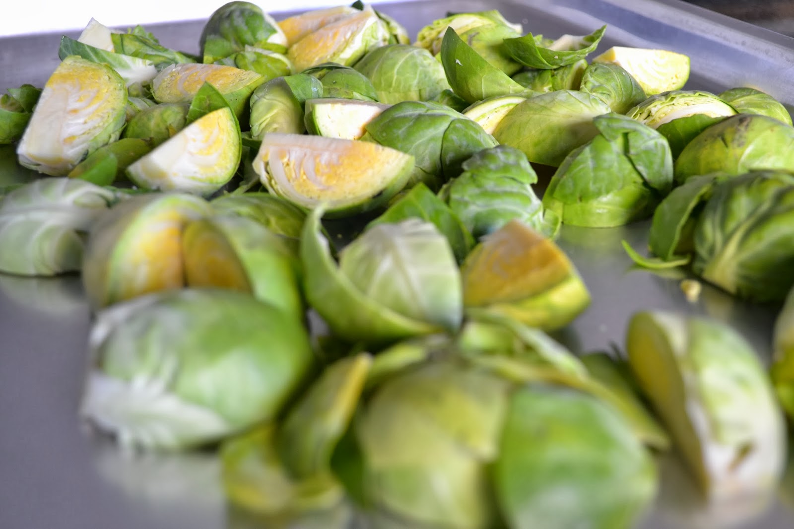 ...with a lil' twist Roasted Brussels Sprouts with Balsamic