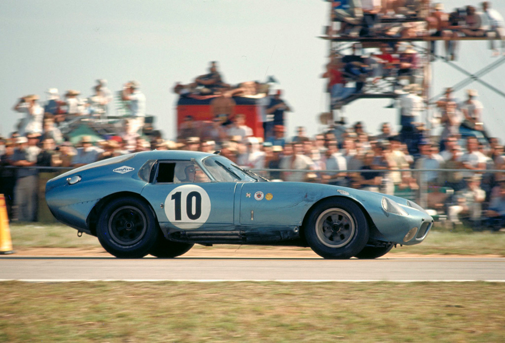 The very first Cobra Daytona Coupe in action at the 1964 12 Hours Of Sebring