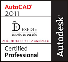 ESEDI CERTIFIED PROFESSIONAL AUTOCAD 2011 VALENCIA ESPAÑA ALBERTO RODRIGUEZ GALNARES