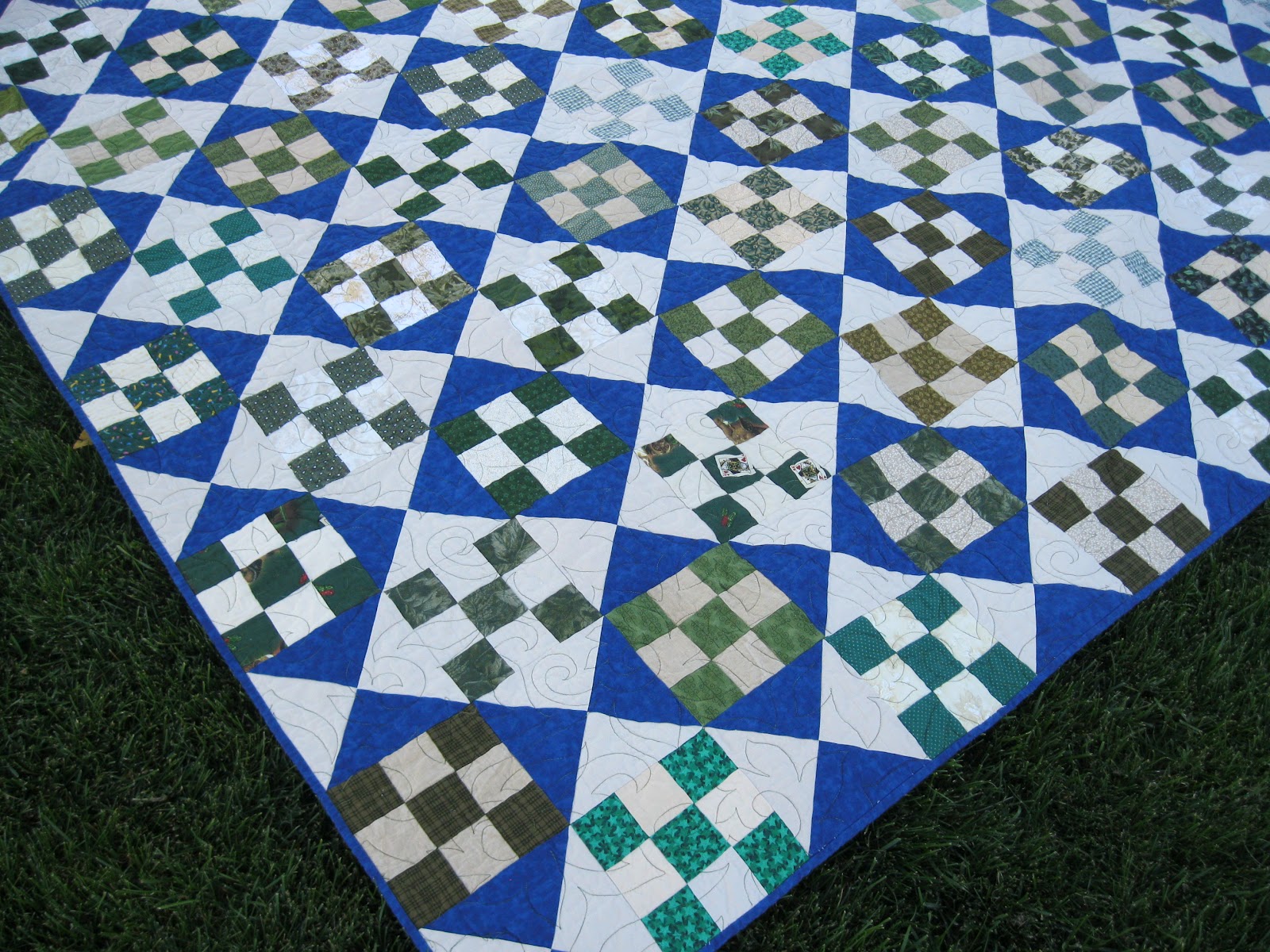 St patricks day mini quilt