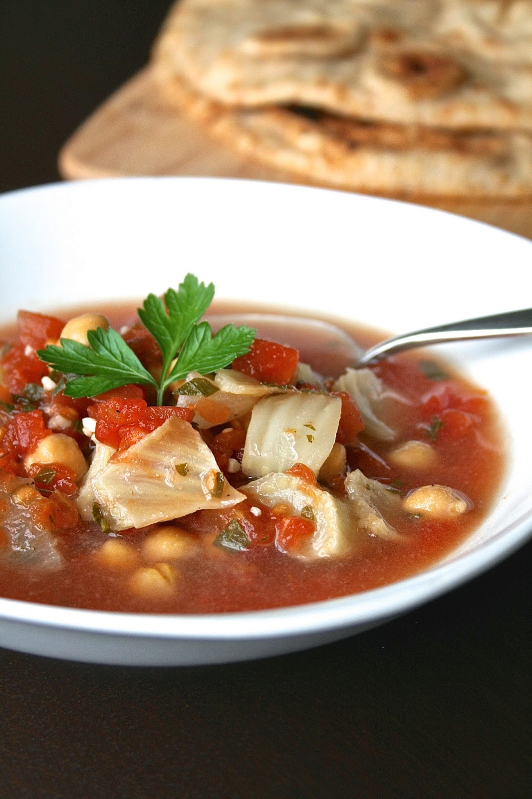 Oregon Transplant Roasted Fennel, Chickpea, and Tomato Soup