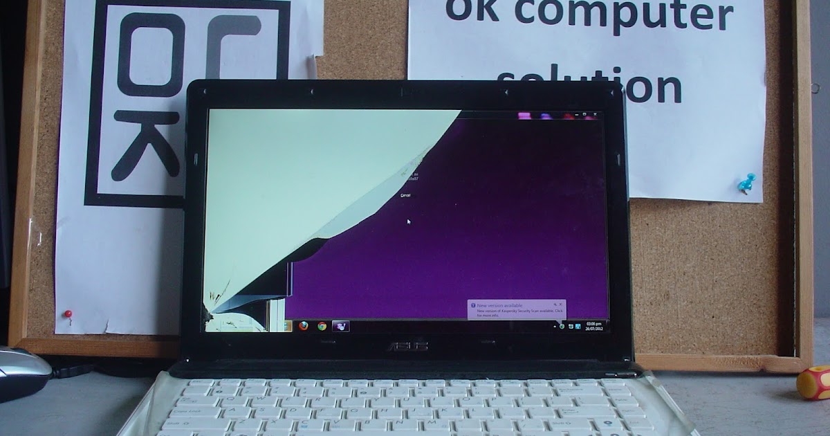 Repair Screen Laptop Asus X42D