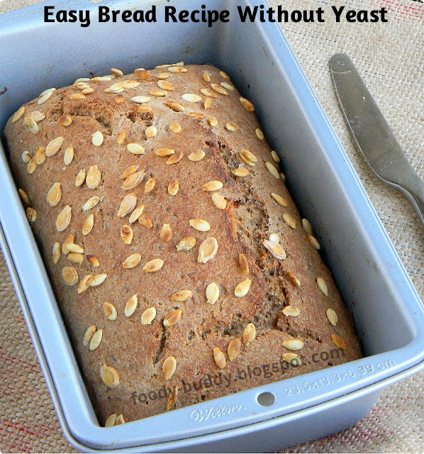 Foody Buddy Easy Bread Recipe Without Yeast / No Yeast Wheat Bread