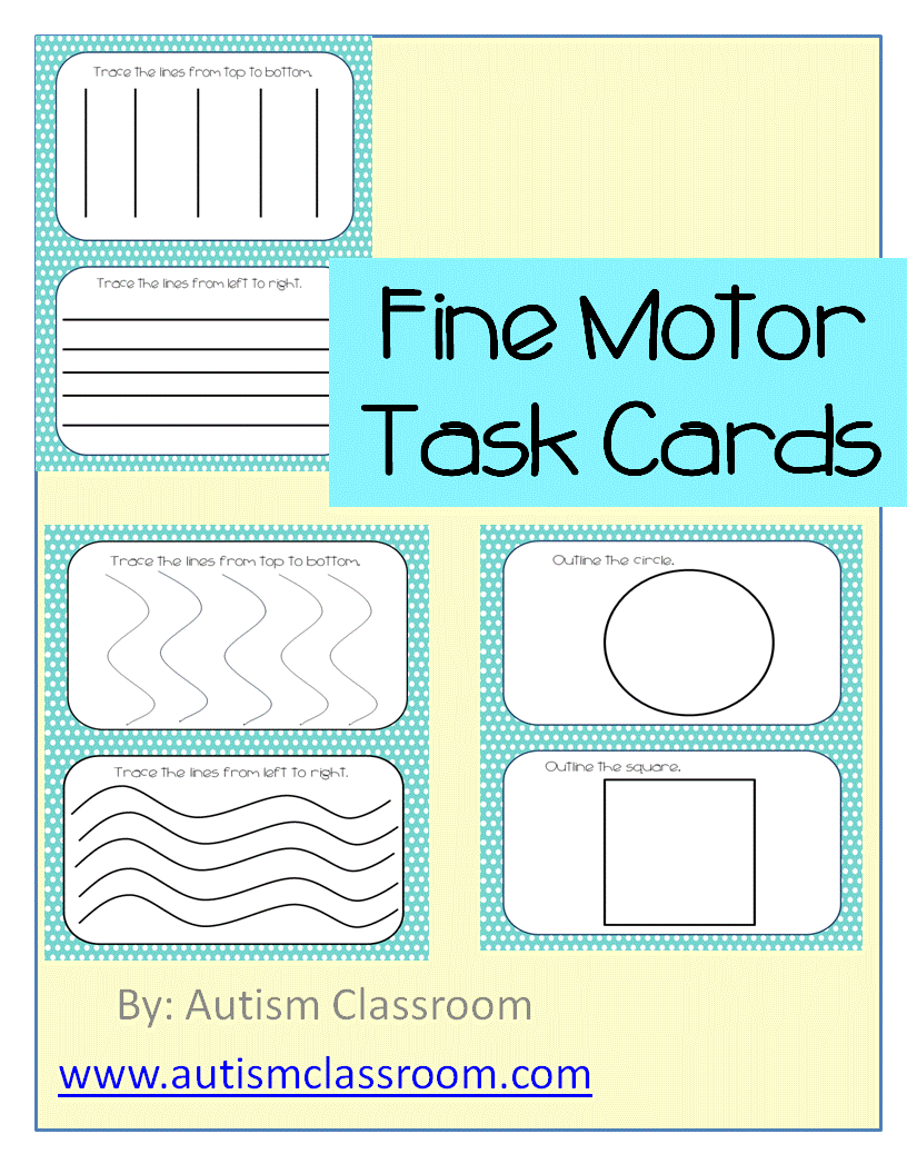 fine motor tasks