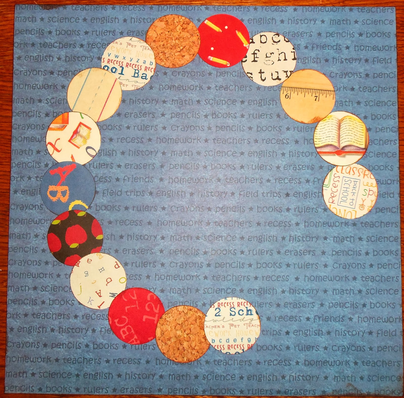 live. love. scrap. Layout of the Week72 Using a Circle Punch
