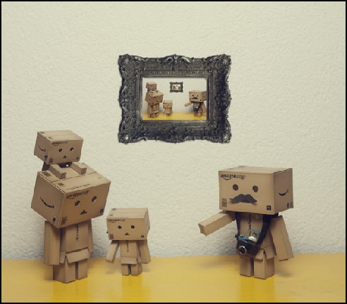 Danbo  Wall on Danbo With His Favorite Car