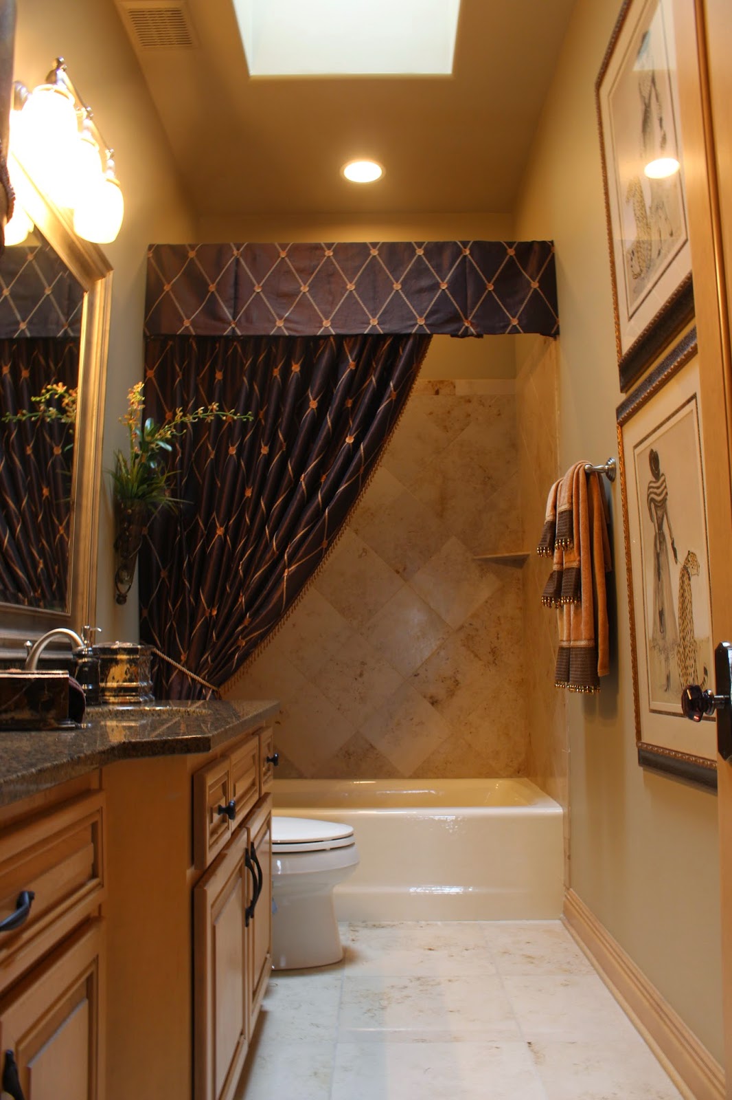 Beyond the Vine Flowers * Home Decor: Powder Room Restyled