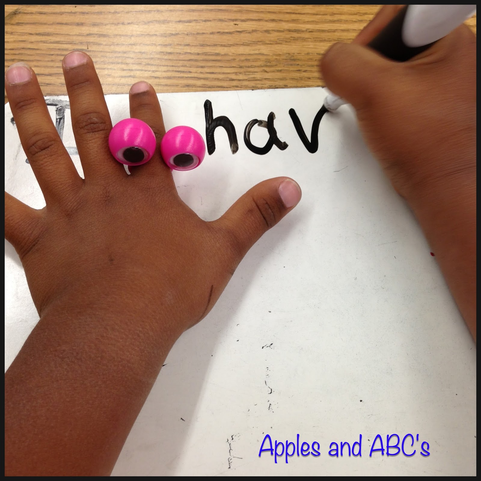 Finger Space Problem? Nothing a Magic Wand Can't Fix... Apples and ABC's