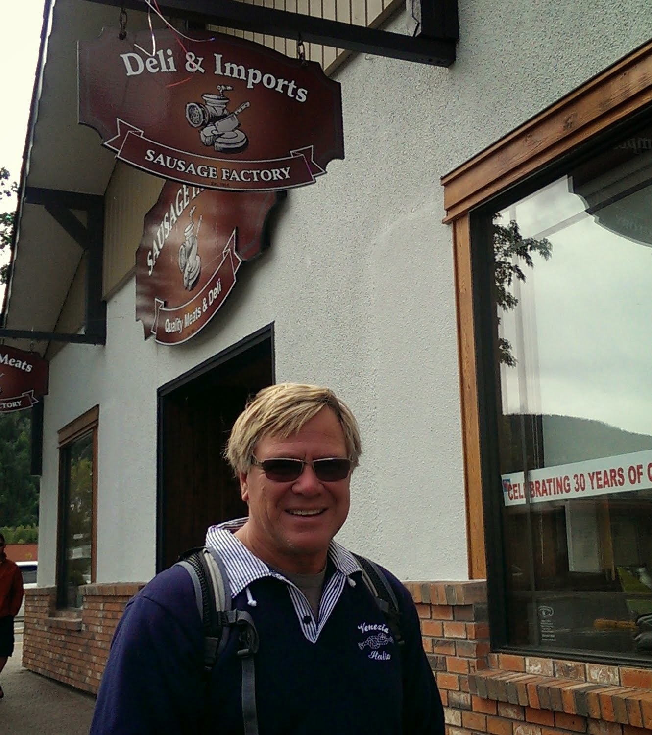 Outside the Sausage Factory in Smithers