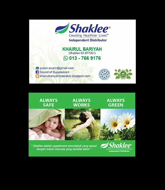 pengedar sah shaklee desaru johor