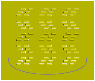 Moving Rectangles Optical Illusion