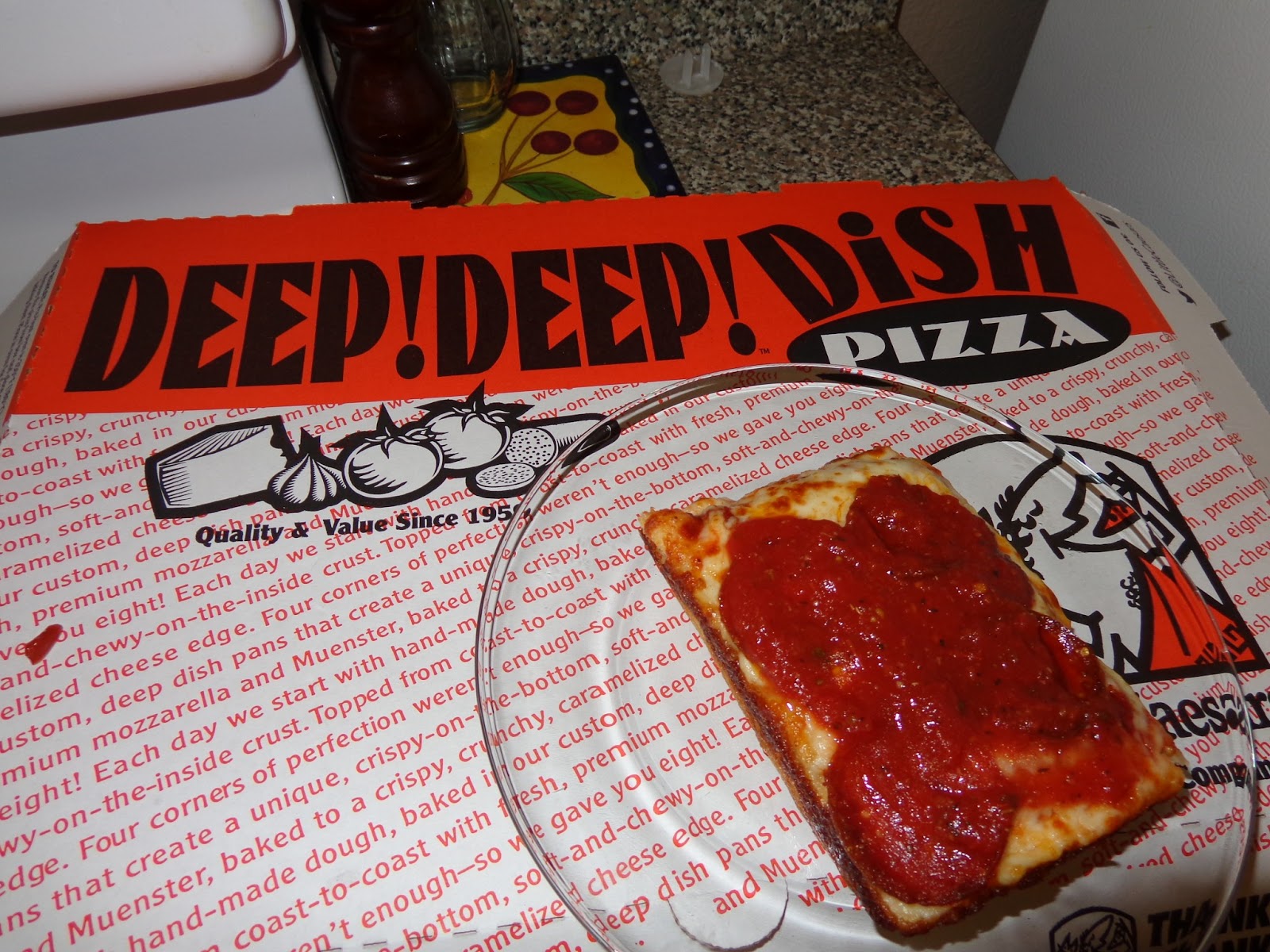 Little Caesars DEEP!DEEP! Pizza Review and Giveaway Frugal Family Tree