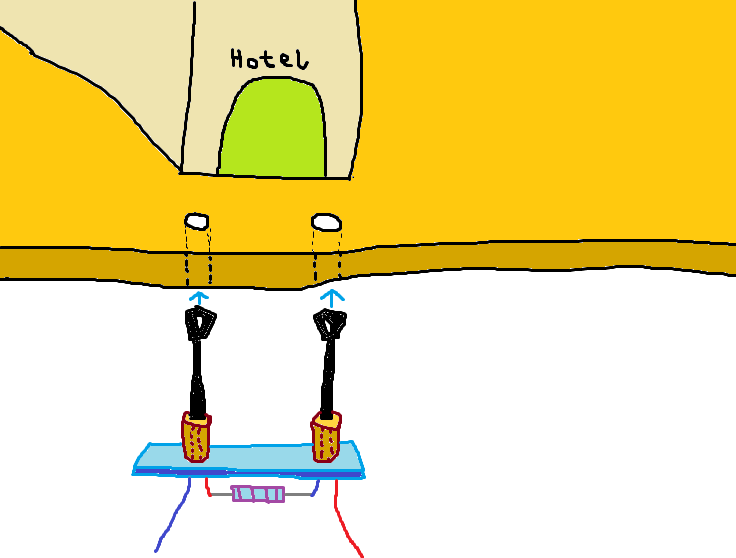 French Model Railway Installing HO scale 12 volt street lighting on a
