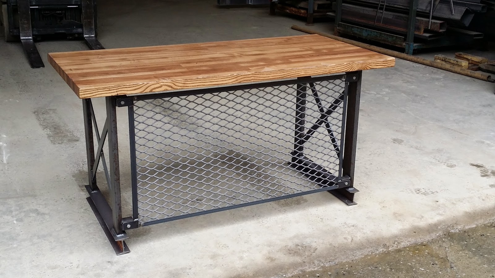 distressed industrial furniture. iron age office industrial furniture custom built desks distressed