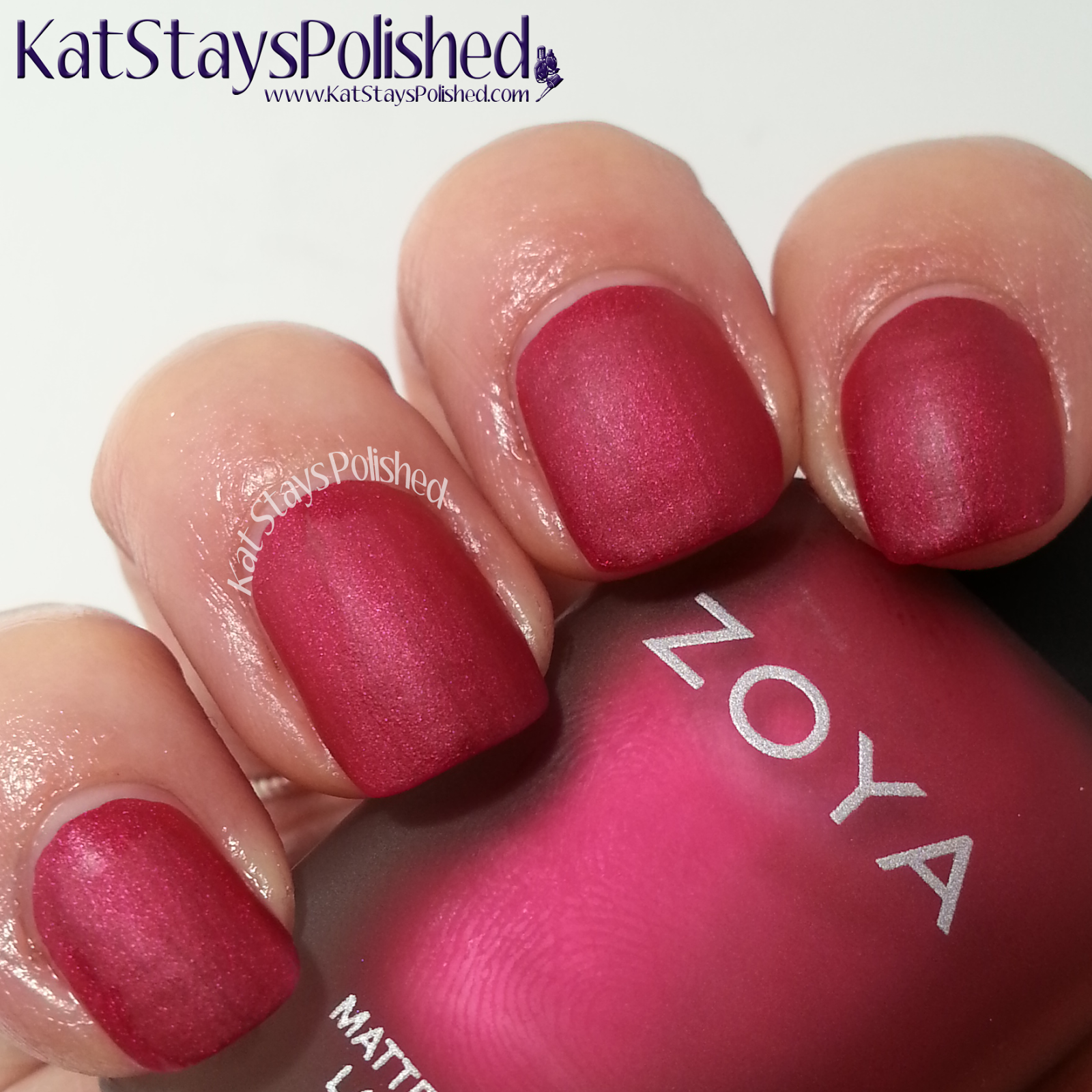 Zoya Matte Velvet - Posh | Kat Stays Polished