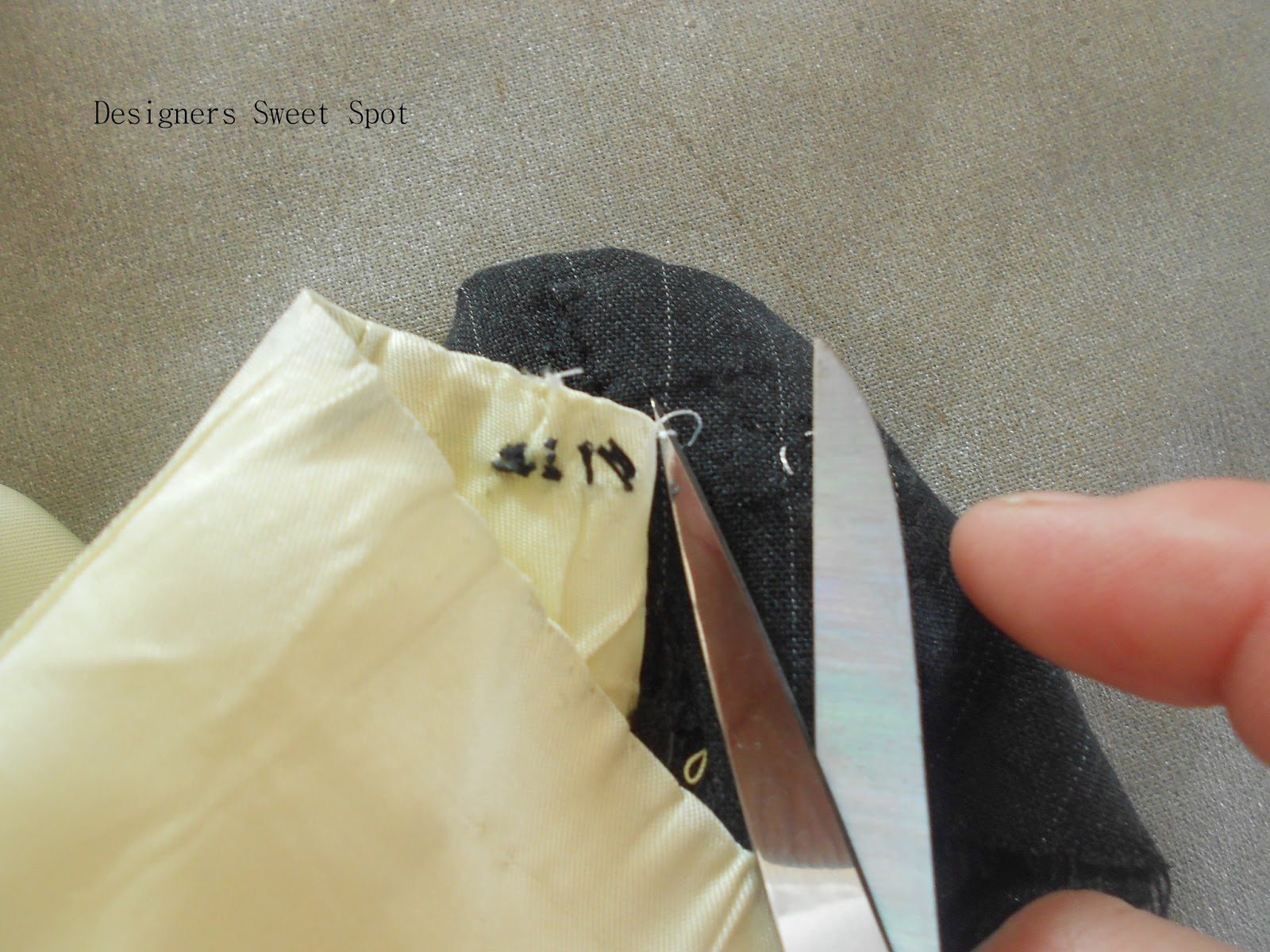 Designers Sweet Spot How to Hem Suit Coat Sleeves