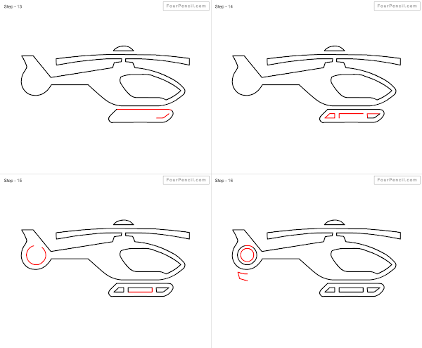 How to draw Helicopter - slide 2