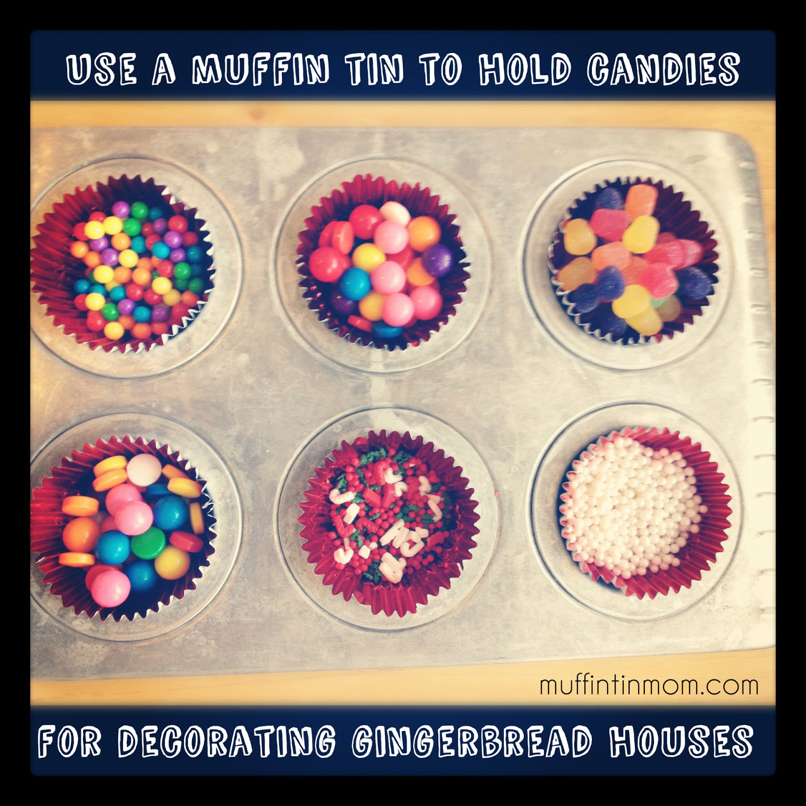 Be Brave, Keep Going Muffin Tin Monday Gingerbread Houses