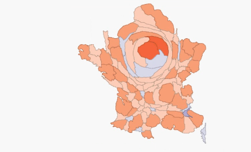 Créer une carte par anamorphose et l'exporter en shapefile sous scapetoad