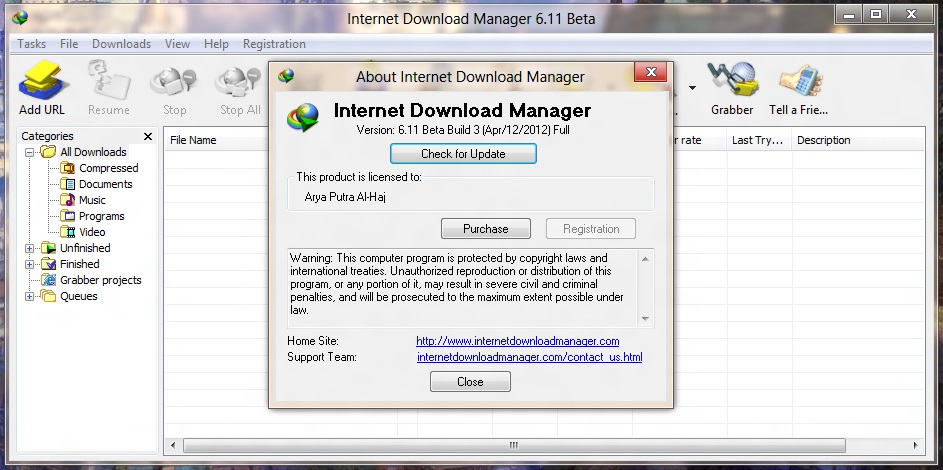 Internet download manager v5.15.5 keygen and patch