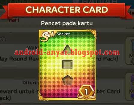 Kartu Karakter S+ Socket Get Rich Kartu Karakter S+ Socket Get Rich