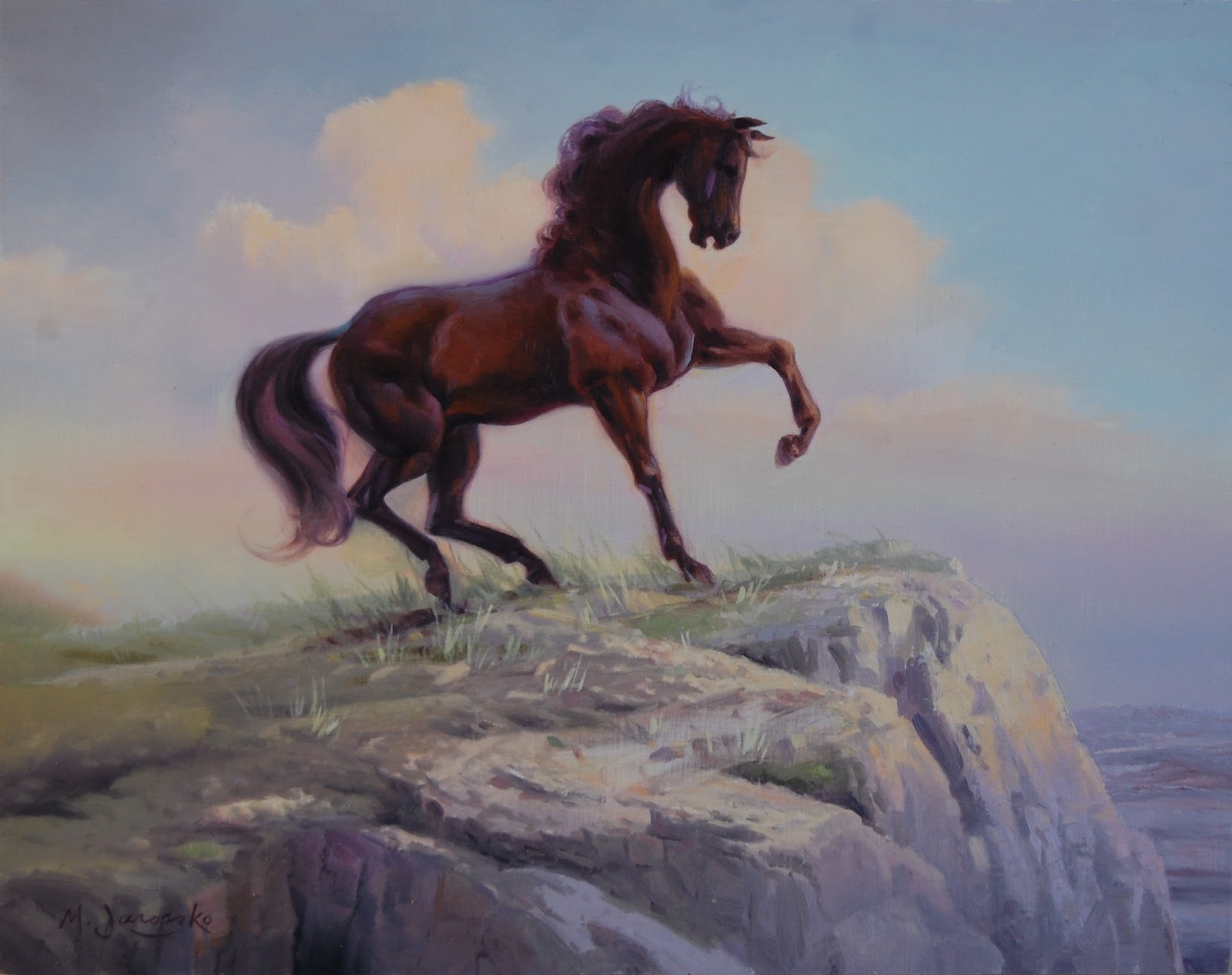 Mike Jaroszko Wild or Domesticated, Horses are Amazing in Art.