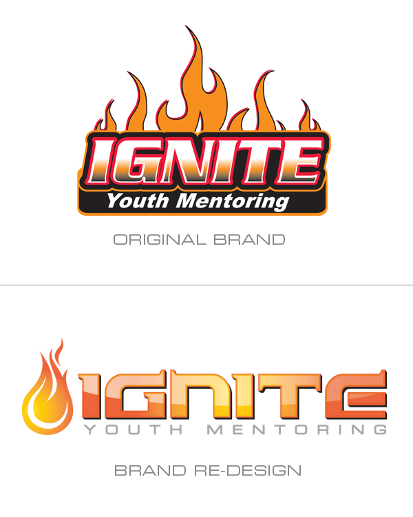 Out of Focus Ignite Youth Mentoring ReBrand