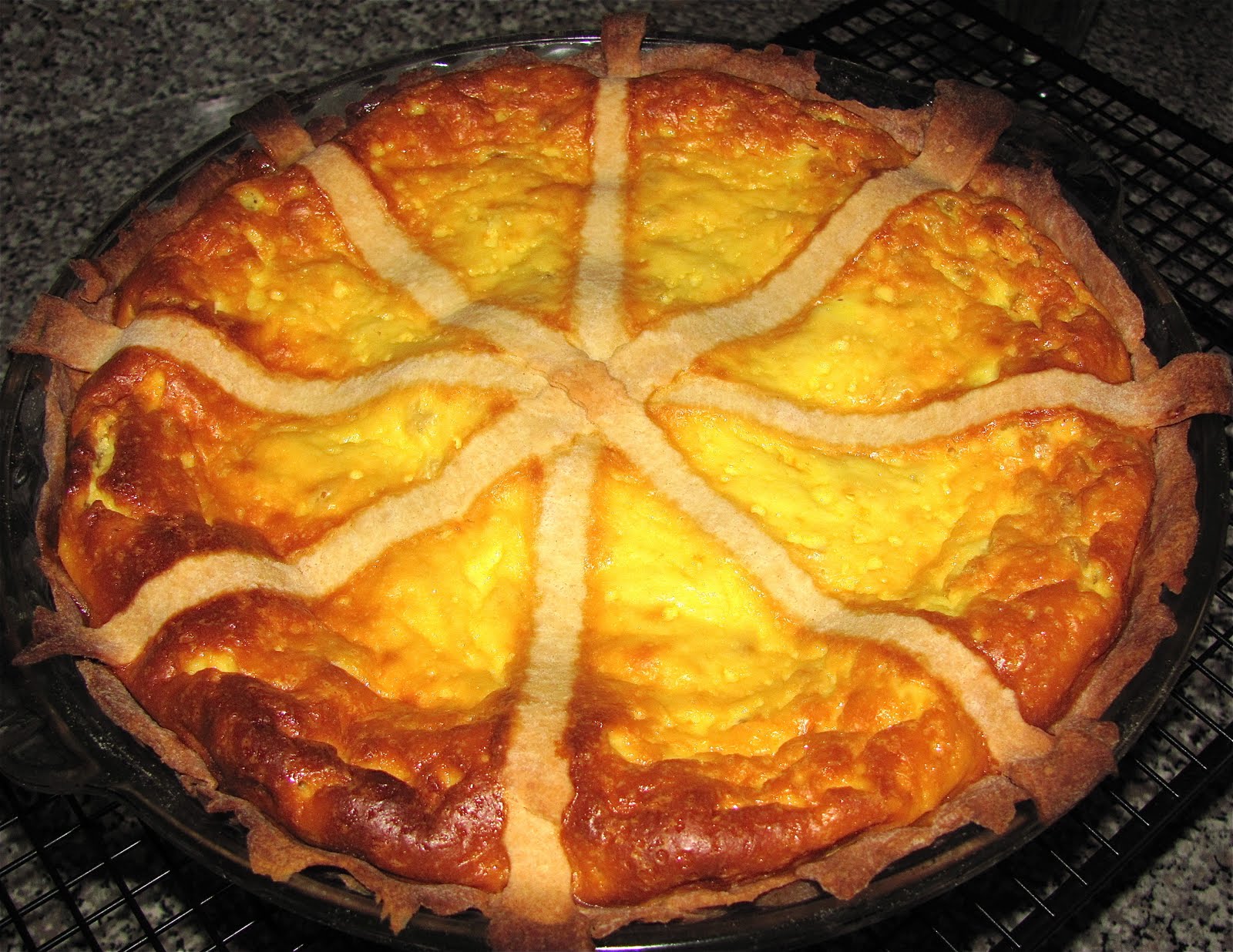 easter wheat pie pastiera di grano