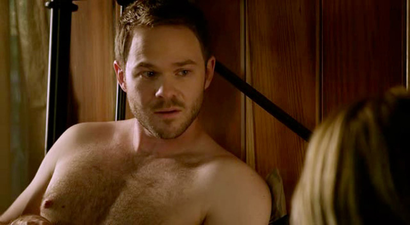 Shawn Ashmore shirtless in Breaking the girl showing his delicious hairy ch...