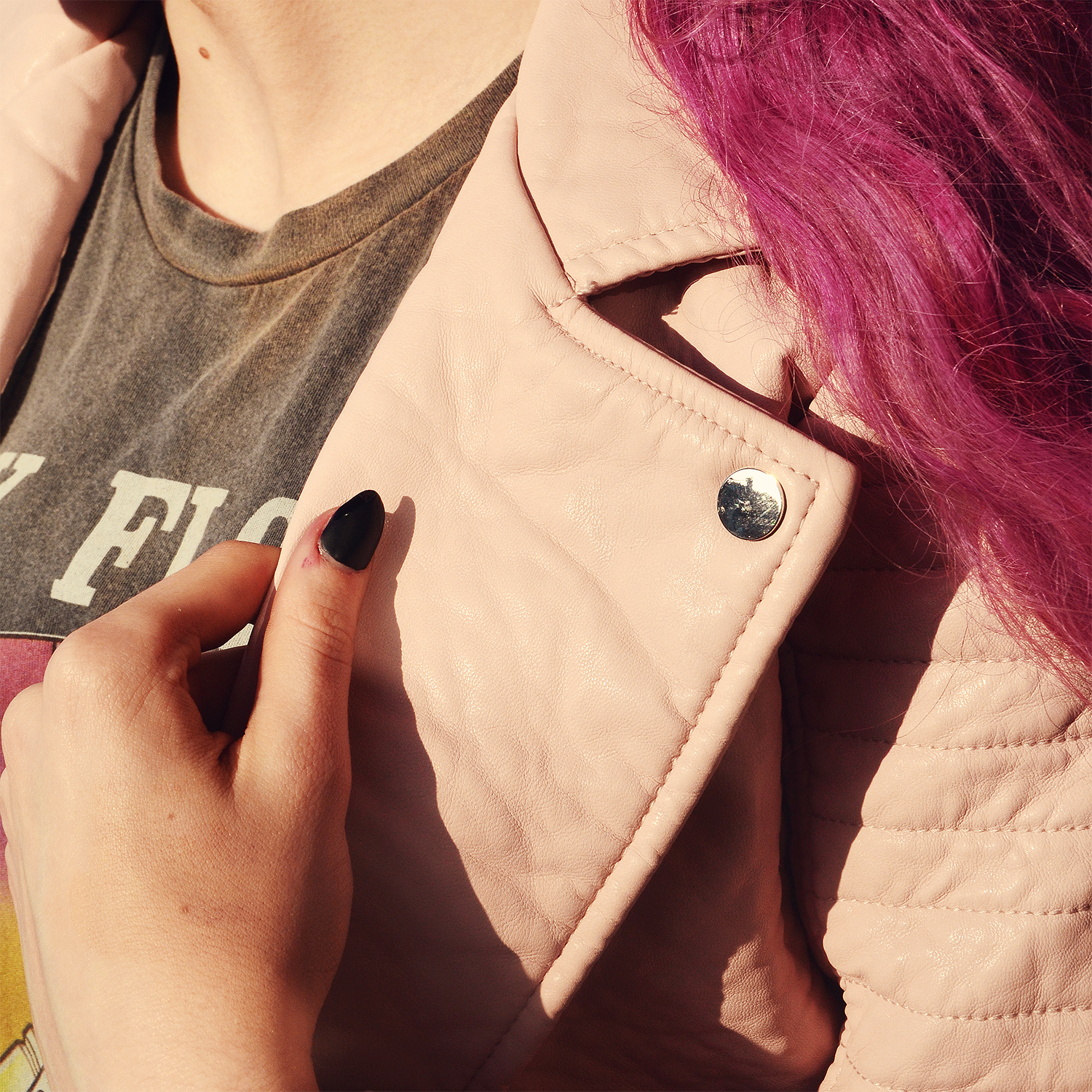 LOOKING AFTER CLOTHES PROPERLY WITH LG// Stephi LaReine LFW, pink primark leather jacket