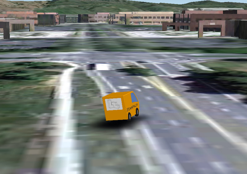 3DGeometrie Drive your Car in Google Earth