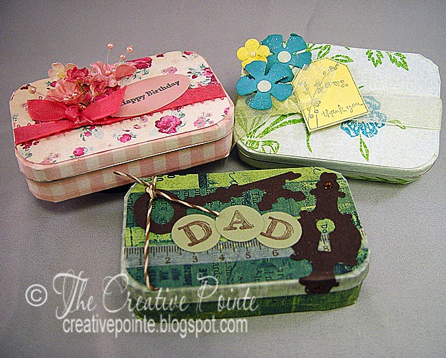 The Creative Pointe ProjectAltered Tin Gift Card Holder