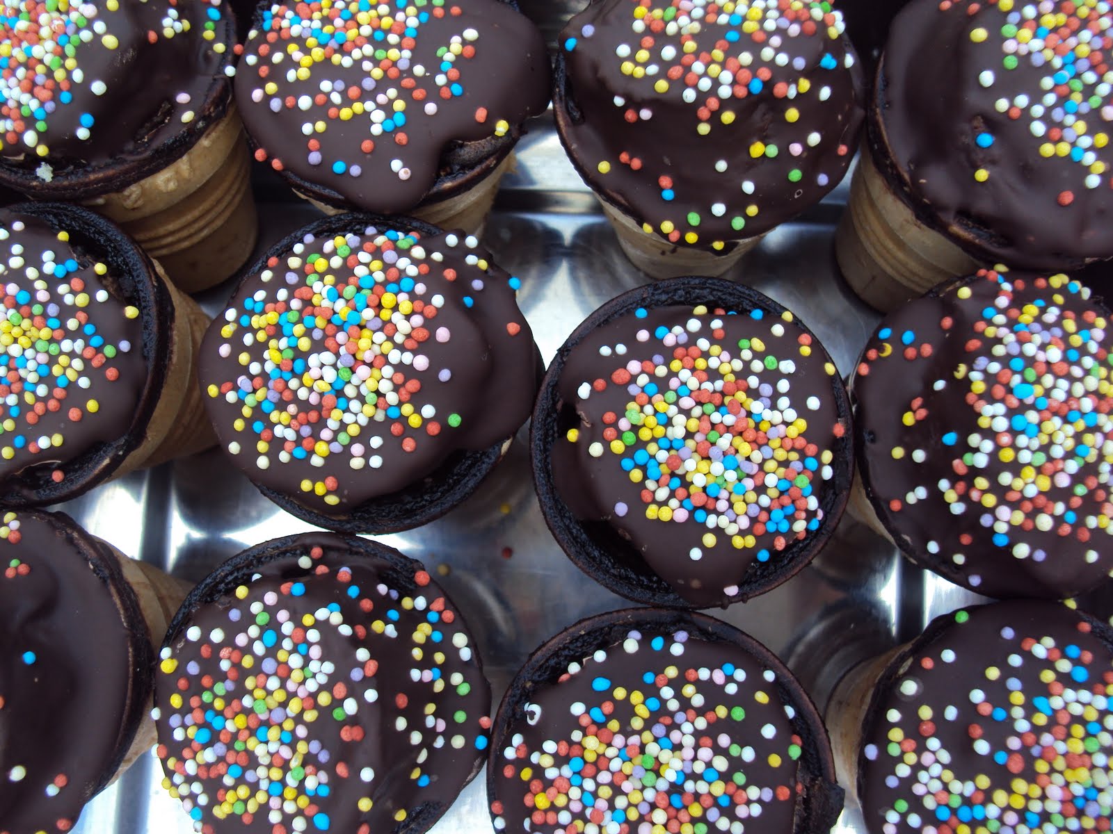 Svenja S Koch Und Backblog Kleine Kuchen Im Waffelbecher