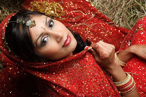 bridal makeup indian
