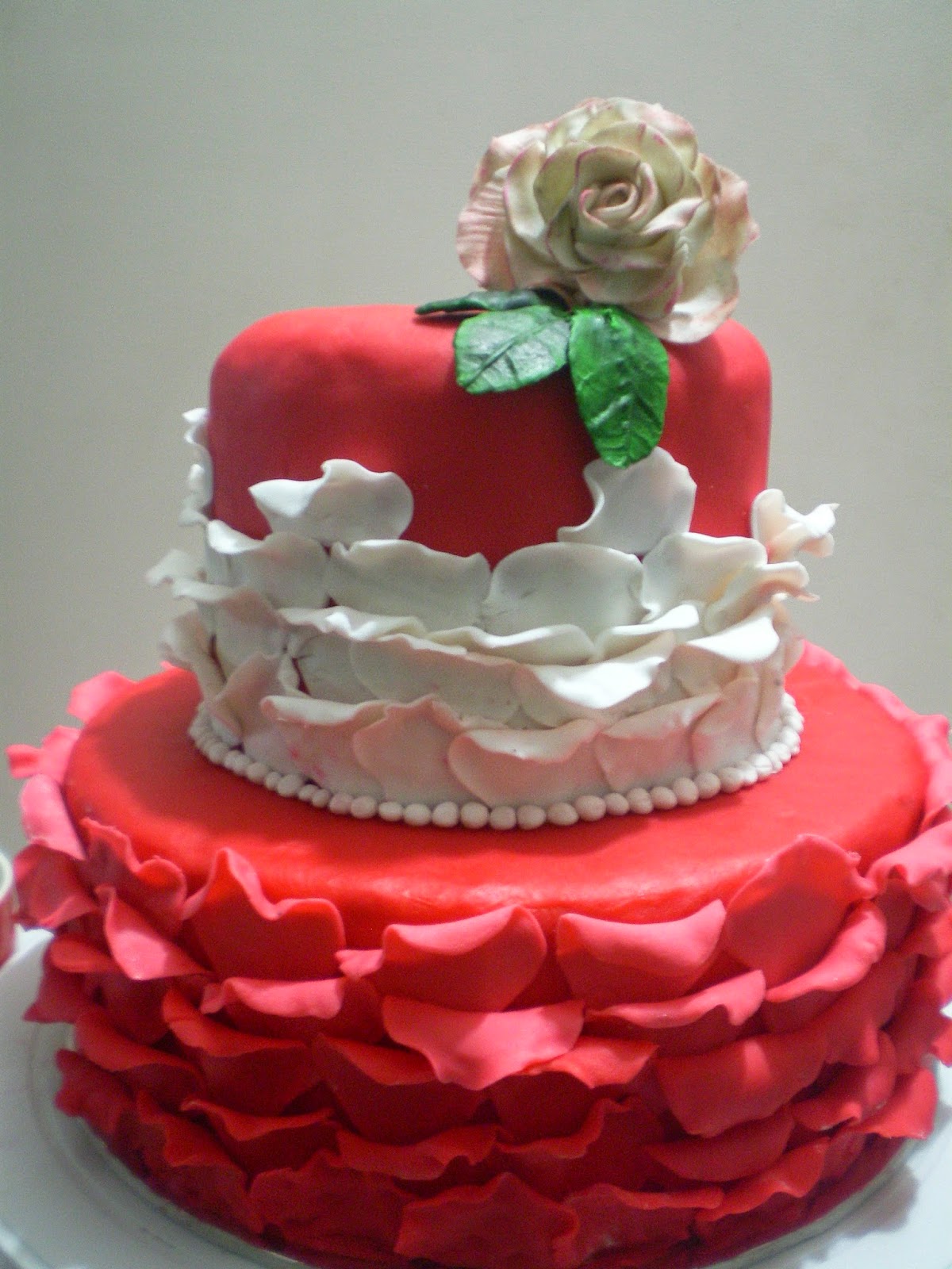 Foodie Delights Bangalore Life n Spice Basic Fondant Icing with two tier cake stacking classes