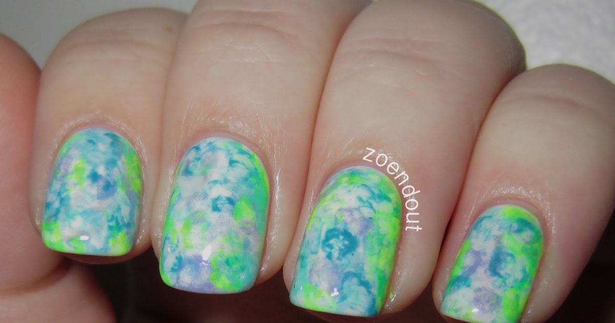 Zoendout Nails Watercolors!